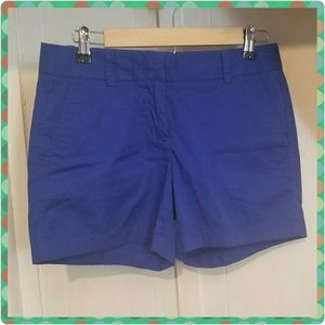 J. CREW shorts. Royal blue